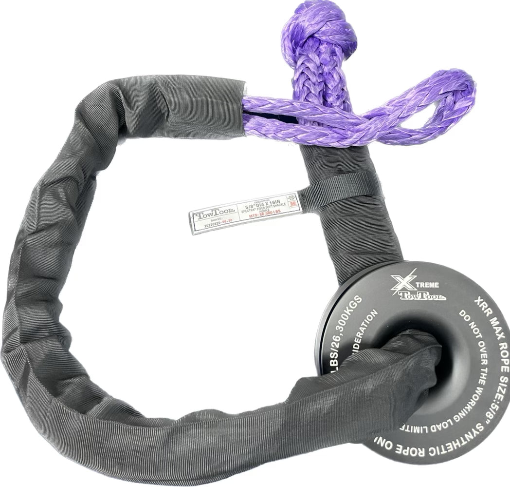 5/8in x 16in Soft Shackle MBS 102500 lbs