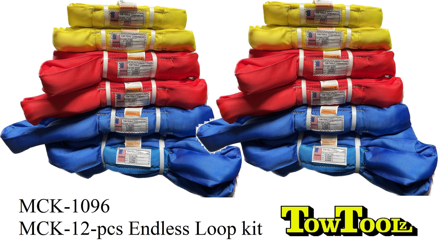 MCK 12-pcs Round Sling Kit