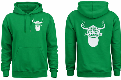 Green Classic Viking Motors Hoodie