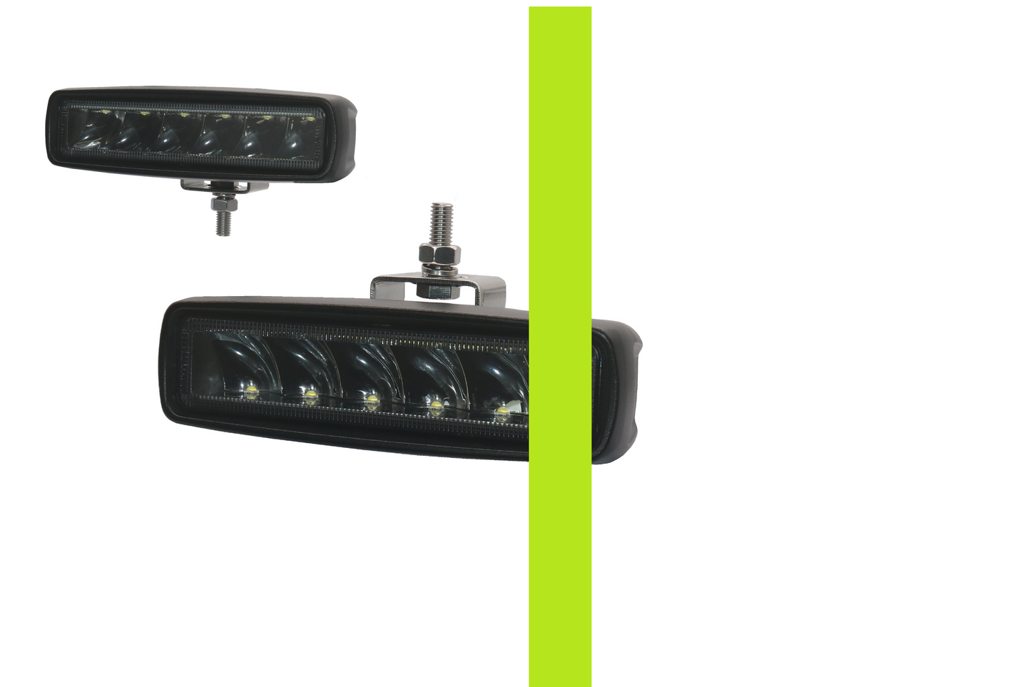 Elite 6'' Rectangle work light, Spot beam