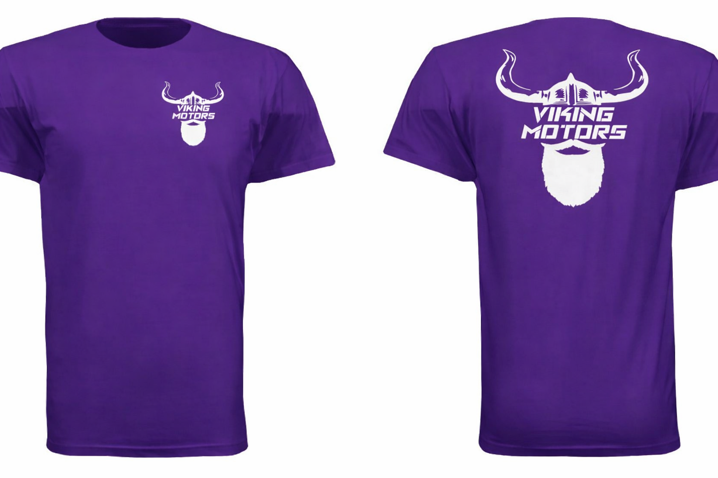 Purple Classic Viking Motors Tee