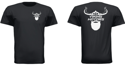 Black Classic Viking Motors Tee