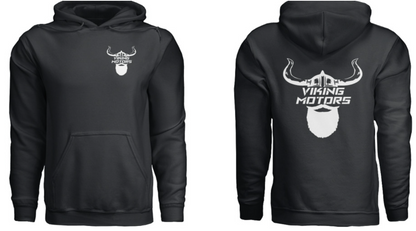 Black Classic Viking Motors Hoodie