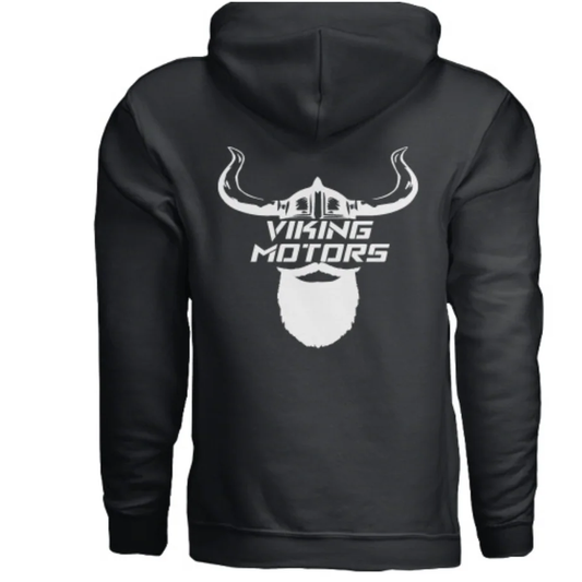 Black Classic Viking Motors Hoodie