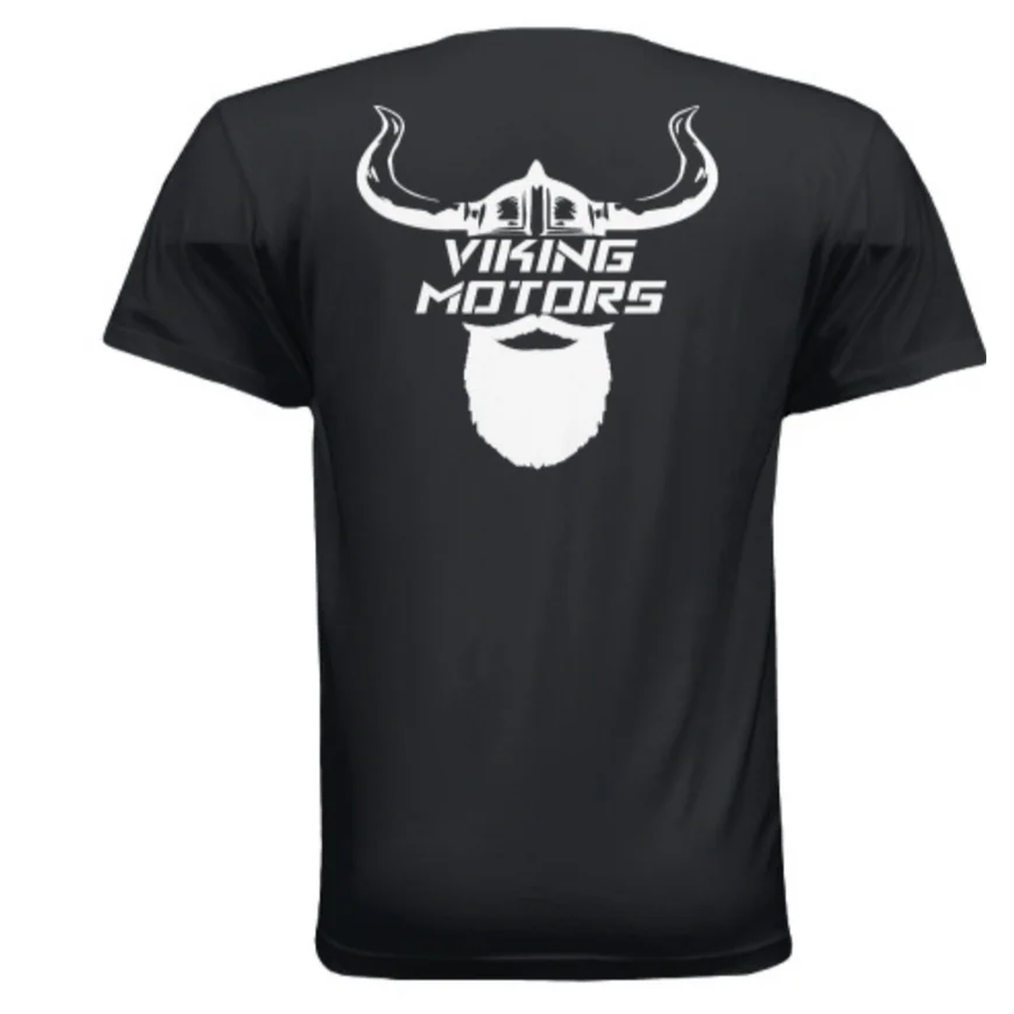 Black Classic Viking Motors Tee