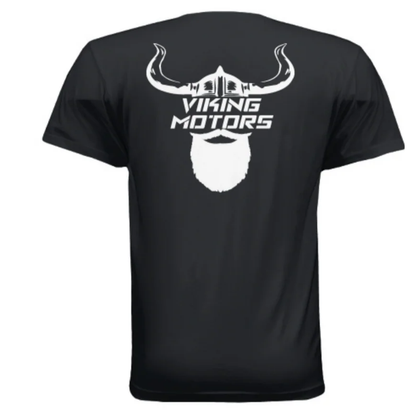 Black Classic Viking Motors Tee
