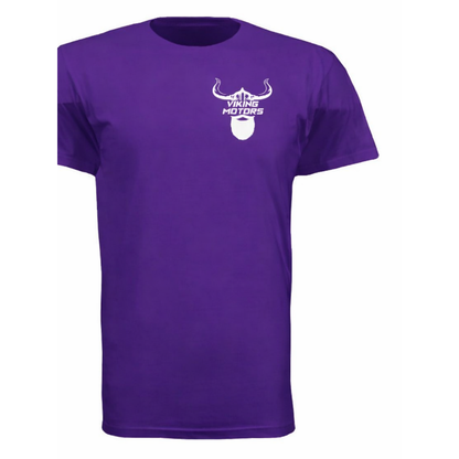 Purple Classic Viking Motors Tee